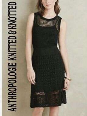 Anthropologie | Dresses | Anthropologie Endless Rose Sleeveless Linen Blend  Halter Lace Midi Dress | Poshmark